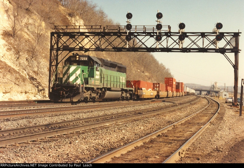 Westbound intermodal